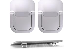 BTOSEP Mini podstawka pod laptopa, 2 przenośne stojaki na laptopa, na biurko, klawiaturę, uniwersalny uchwyt na komputer, do podróży służbowych