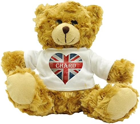 Love Chard Union Flag / Union Jack Heart Design Plush Teddy Bear Gift (Approx. 22cm High)