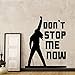Produktbild Klassische freddie mercury queen band musik nicht aufhören mich jetzt zitieren wandaufkleber für wohnzimmer schlafzimmer dekor wandtattoo wandbild 43 * 53 cm