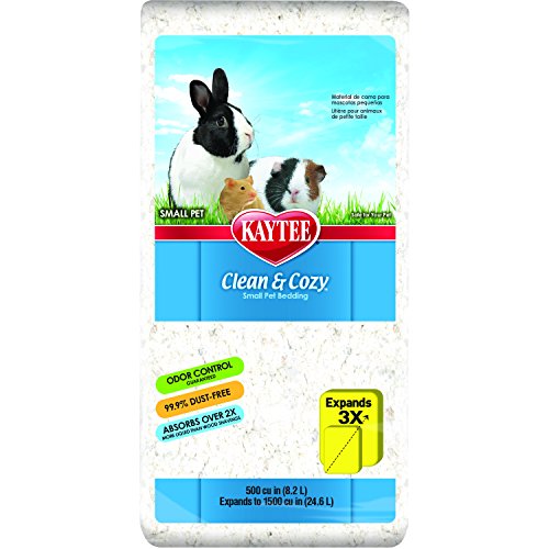 Kaytee Superpet | Lettiera Clean & Cozy per Piccoli Animali/roditori/criceti | Bianco | 99,9% priva di Polvere | Controllo degli odori | 24,6 Litri