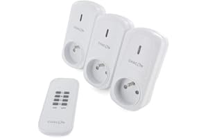CHACON Set de 3 Prises on/Off + télécommande