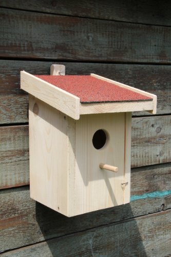 Nistkasten mit Bitumendach(NB05)- zum selbst bauen-Bausatz-sauberste Verarbeitung- Garten Deko - 2