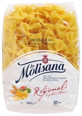 La Molisana N°66 Farfale Régate 500 g - Lot de 8