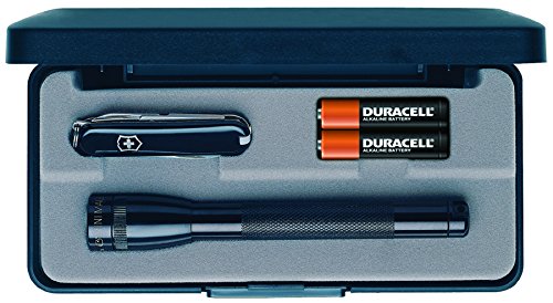 Preisvergleich Produktbild MagLite Super Mini R3 Taschenlampe mit Messer schwarz