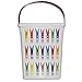 Produktbild (127) Waschpulverbox Aufbewahrungsbox mit Motiv und Henkel sowie Deckel 5 Liter (Wäscheklammern)