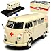 Produktbild VW Volkswagen T1 Beige DRK Krankenwagen Samba Bully Bus 1950-1967 1/43 Atlas Modell Auto