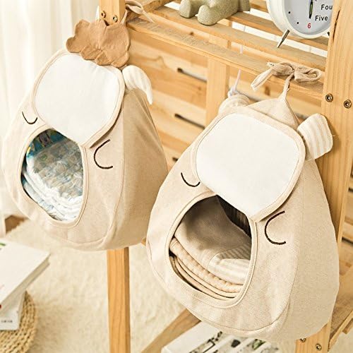 Nappy Stacker Cotton Sheep Hanging Nursery Storage Bags