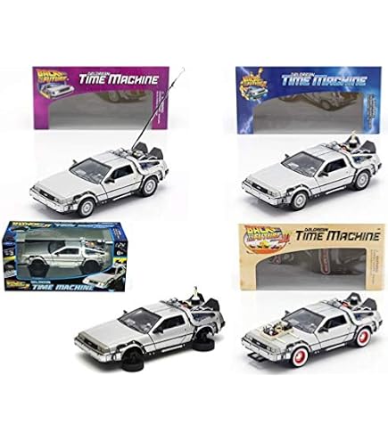Aoshima Movie Mecha Series - Back To The Future DeLorean Pullback 1/43 - Modèle Plastique Part.2