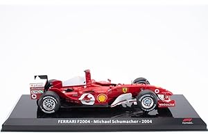OPO 10 - Coche de Fórmula 1 1/24 Compatible con Ferrari F2004 - Michael Schumacher - 2004 - OR033