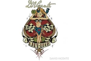 hotrodspirit - Sticker David Vicente pin up Lady Luck as Pique Autocollant