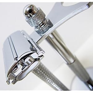 WEISHI Safety Razor Shaving Set Includes WEISHI Deluxe Chrome Razor Stand & WEISHI Chrome Long Handle Version Heavy… - Image 3
