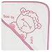 Snuggle Baby Baa-th Time Cuddle Robe Hooded Baby Towel, Pink