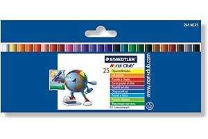 Staedtler - Noris Club - Pack de 25 Craies pastels à l'huile - Assortis