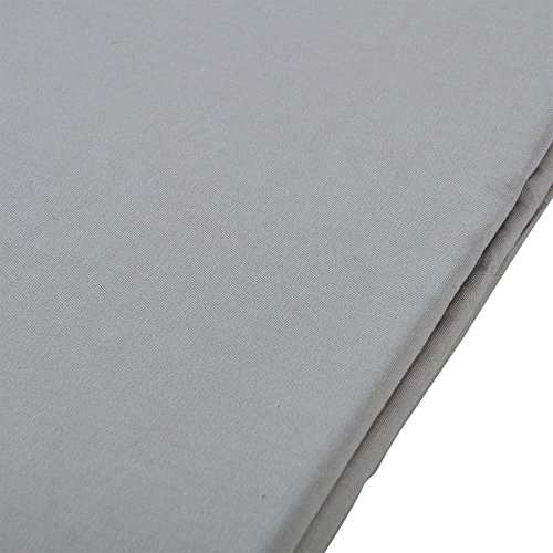 WOLTU BW5002dgr Tagesdecke Bettüberwurf Sofaüberwurf , Betttuch Bettlaken ohne Gummizug , Decken Überwurf Plaid , 100% Baumwolle , 210×240 cm , Dunkelgrau - 3