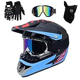 [ESCENARIO PARTICULAR]: Adecuado Hombres Mujeres Adultos Niños Niñas Unisex, Adecuado para Motocross, Cross Country, Street Bike, Off Road, ATV, MTB Downhill Dirt Bike, BMX, City Road Bike Cascos Casco de scooter Casco de esquí.