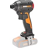 WORX WX265.9 20Volt 200Nm K&ouml;m&uuml;rs&uuml;z Profesyonel Şarjlı Darbeli Tornavida (Ak&uuml; Dahil Değildir)