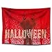 Produktbild Halloween Theme Tuch Hintergrund Dekoration Hintergrund Tuch für Halloween Partydekoration Studio Foto Prop Bar Wand Red 100 * 75CM
