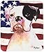 Produktbild Caroline 's Treasures Cooper USA American Flag Boxer Maus Pad/Hot Pad/Untersetzer (rdr3001mp)
