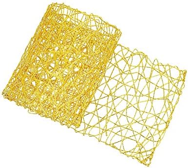 Rectangular scouby table runner / tablecloths 33 x 178 cm, perfect for enhancing your Christmas table - Gold