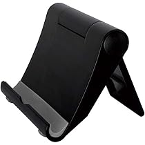 Supporto Pieghevole Per Telefono E Tablet In Alluminio | Girevole 270° | Base Antiscivolo | Per Scrivania, Ufficio, Cucina - 2