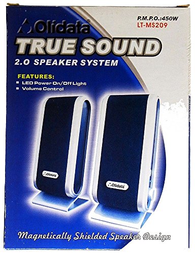 Neu und OVP: Olidata Aktives True-Sound 2.0-Lautsprecher-System LT-MS209 ID12205 Neu und OVP: Olidata Aktives True-Sound 2.0-Lautsprecher-System LT-MS209 ID12205
