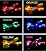 Produktbild Atcket LED Schnürsenkel 6 Paar – Hohe Sichtbarkeit Licht bis Schuhbändern mit 3 Modi in 6 Farben aus weichem Nylon für Nacht Sicherheit Running Biking, oder Cool Disco Party, Cosplay, Hip-Hop Dance