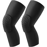 AYBUY Basketball Knee Pads, Volleyball Knee Pads for Adult, Flexible Knee Sports Protectors, 2 Pcs Honeycomb Anti-Collision C