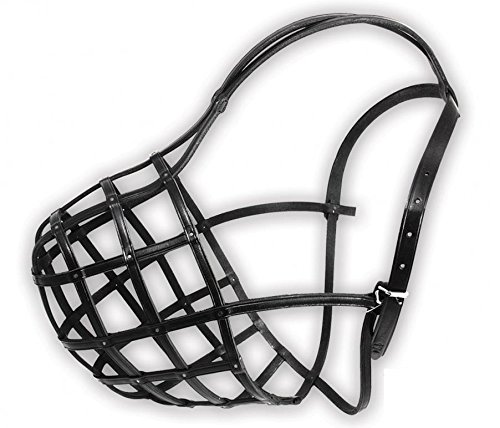 Maul cesta de piel para el perro, gran Mastiff tamaño nº 20 Longitud 20,5 Cm del Envío 56 cm