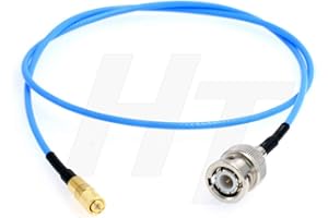 HangTon Transducteur accéléromètre pour test de vibrations acoustiques BNC vers câble Microdot 10-32 (60 cm)