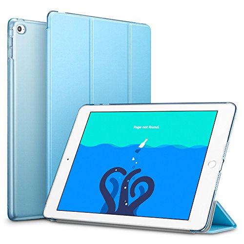 iPad Mini 4 Hülle, ESR® Yippee Series Auto aufwachen/Schlaf Funktion Ledertasche mit durchschaubar Rückseite Abdeckung Leichtgewicht Anti-Kratzer Schutzhülle für iPad Mini 4 (Himmel Blau)