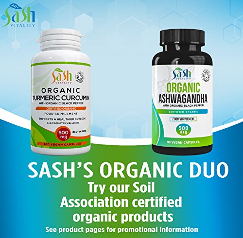 Organic Ashwaghanda 500mg KSM-66 | Premium 500mg KSM66 Root Extract Ashwangandha | 90 Vegan Capsules with Black Pepper | Natural Ayurveda Herbal Supplement | Organic & Vegan Certified | UK Made - Image 8