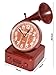 Kurtzy Vintage Tabletop Desk Analog Metal Antique Clock for Living room Bedside Home Decoration with Battery RS.999.00