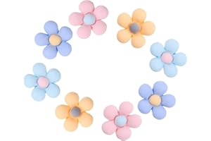 JOCXZI Schuhzubehör, 8 Stück Kinder Krokodil Anhänger Blumenanhänger Armband Schuhanhänger Zubehör Süße Schuhdekoration für Mädchen (Keine Knöpfe auf der Rückseite)