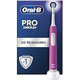 Oral-B Pro Junior - Spazzolino elettrico elettrico per bambini dai 6 anni in su, sensore di pressione, 3 modalità di pulizia 
