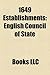 Produktbild 1649 Establishments: English Council of State, Fiskars, Second Church, Boston, Sobornoye Ulozheniye, Baban, Alkistan, Lubny Regiment