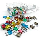 eraks car accesories Otomobil Araba İ&ccedil;in Karışık Japon (K&uuml;&ccedil;&uuml;k) Sigorta Set (100 Adet)