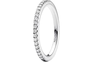 PANDORA Timeless - Anello Eternity in argento sterling, con pietre di zirconia cubica incolori