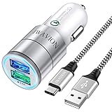 【Qualität Garantie】Anspruchsvolles Kurzschlussdesign garantiert den Schutz gegen Überhitzung, Überspannung und Überladung. IWAVION AutoLadegerät ist staatlich mit Qualcomm QC 3.0, CE, ROHS und FCC zertifiziert, die Qualität ist von IWAVION Labor und andere Organisation streng kontrolliert.