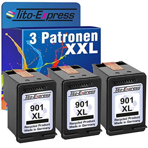 Preisvergleich Produktbild PlatinumSerie® 3 Druckerpatronen für HP 901 XL Black