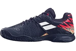 Babolat Enfants Propulse Clay Chaussures De Tennis Chaussure Terre Battue Bleu Foncé - Multicouleur