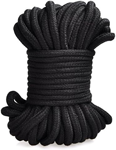 Multi Purpose Coloured 32 Feet Rope (Black)