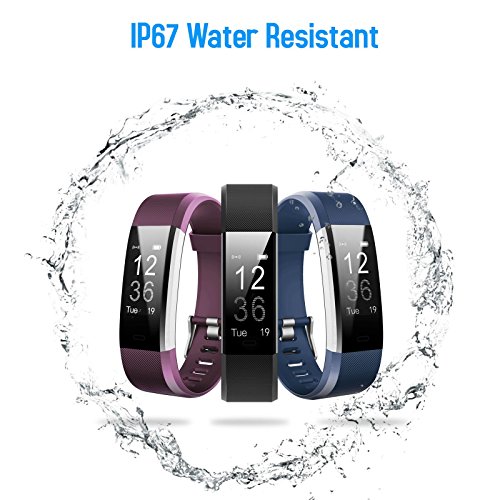 Fitness Tracker,iPosible Orologio Fitness Activity Tracker Cardiofrequenzimetro Impermeabile IP67 Contapassi Smartband Braccialetto Pedometro da Polso GPS Smart Watch per Uomo Donna per Android e iOS Smartphone e Braccialetto Sostituibile