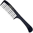 Roots - Professional Detangling & Shampoo Comb - Designed with Black Fine Teeth Handle Comb - Everyday Use for Men and Women - Style Your Hair Hassle-Free - Light Weight Pack of 1 - Model No. 202