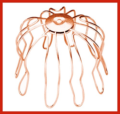 Rinnensieb Kupfer für Dachrinnen in den Größen 76-80, 87-100 und 120 mm (groß)