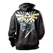 Produktbild Legend of Zelda Link Kapuzenjacke Nintendo schwarz mit goldenem Zelda Logo - S