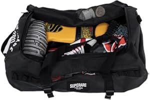 SUPERARE FIGHT GOODS Superare Gear Bag – Duffle Backpack Gym Bag for Training, Boxing, Jiu Jitsu, MMA, Muay Thai & Martial Arts