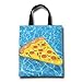 Produktbild GJOHKRT Shopping Griff Taschen – Pizza Sommer aufblasbar Pool Float Personalisierte Tasche