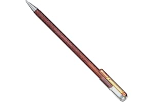 Pentel - Bolígrafo Dual Metallic de tinta de gel. Escritura en dos colores metálicos diferentes, naranja/met. amarillo, 0,5mm