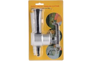 PLYISTY Fraise à tôle à double tête 160A, outil de coupe à métal à double tête, accessoire de perceuse électrique, tête de coupe rotative à 360 ° Grignoteuse, avec clé de démontage.