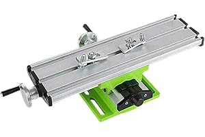 FUTCHOY Table de fraisage table de travail machine mini multifonction table de travail fraisage travail table croisée fraiseuse pour perceuse d'établi adaptation X-Y